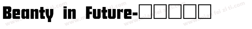 Beanty in Future字体转换